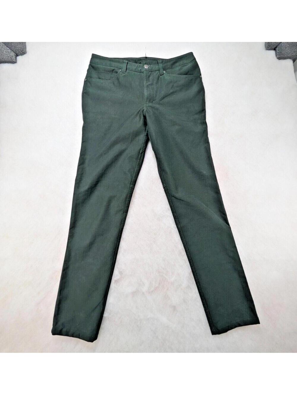 Lululemon Womens 31x31 Olive Green Straight Chino Pants